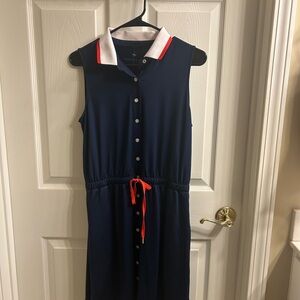 Tuckernuck Navy and Red Sleeveless Dress
